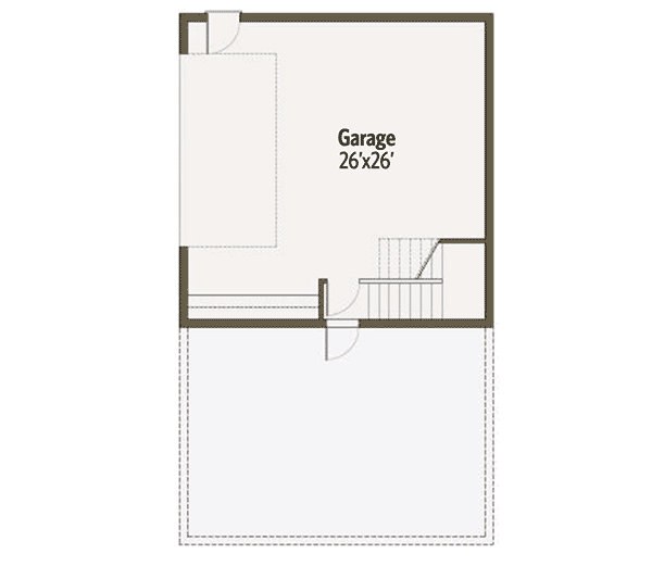 Plan 50141PH: Northwest House Plan with Stacked Porches and Flex Space - Floor Plan - Drive Under Garage - New Orleans, Victorian