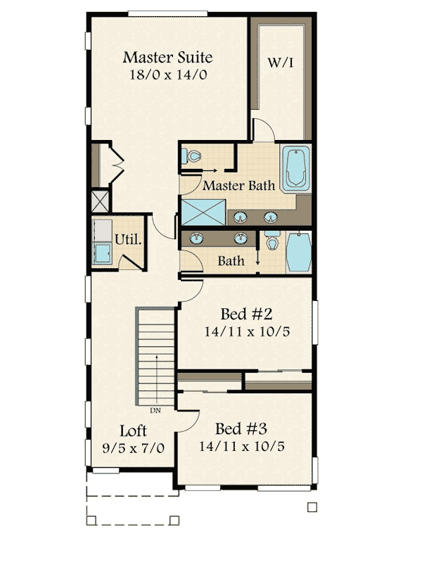 Plan 85174MS: Modern Northwest House Plan - Floor Plan - 2nd Floor - Northwest, Prairie