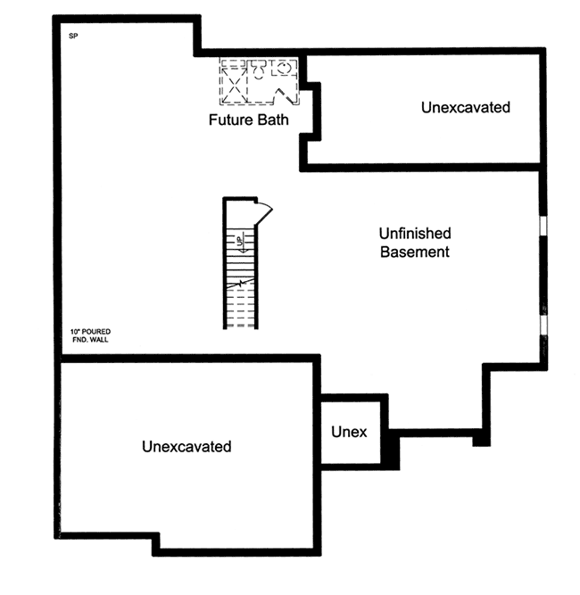 Plan 39256ST: Southern House Plan with Open Layout - Floor Plan - Lower Level - Contemporary, Southern, Traditional