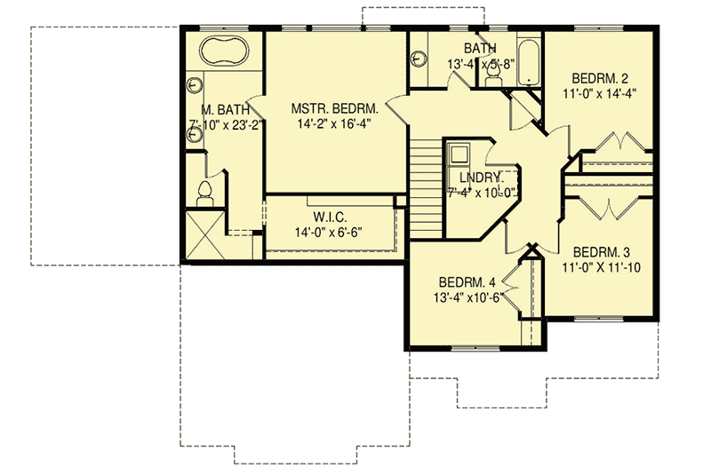 Plan 290034IY: Comfortable Craftsman House Plan with Optional Finished Lower Level - Floor Plan - 2nd Floor - Craftsman, Northwest, Traditional