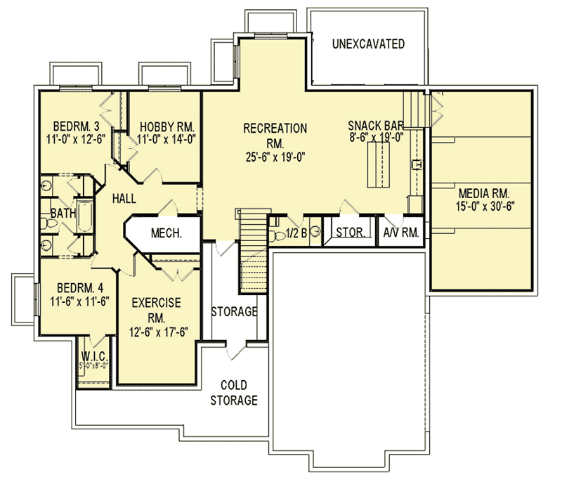 Plan 290038IY: Expandable Two Bedroom Northwest House Plan - Floor Plan - Optional Lower Level - Cottage, Craftsman, Northwest
