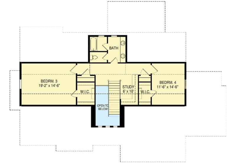 Plan 290045IY: Craftsman House Plan in Three Sizes - Floor Plan - 2nd Floor - Craftsman, Northwest