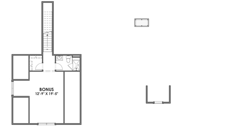 Plan 64462SC: Flexible Modern Farmhouse with Split Bedrooms - 2590 Sq Ft - Floor Plan - 2nd Floor - Country, Farmhouse, Modern Farmhouse, Ranch, Traditional