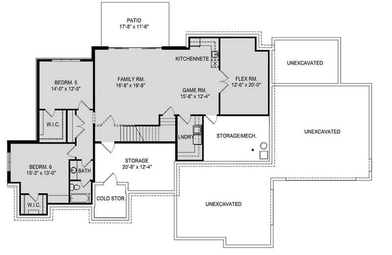 Plan 290093IY: Stately 4-Bedroom European House Plan with 3-Car Garage - Floor Plan - Optional Lower Level - European, Northwest, Traditional, Transitional