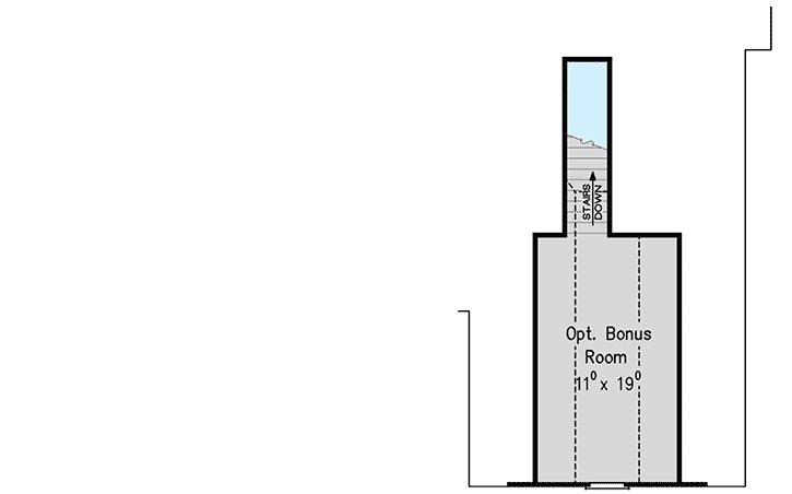 Plan 710024BTZ: Modest-Sized Country Home Plan Offering One-Story Living - Floor Plan - Bonus - Cottage, Country, Craftsman