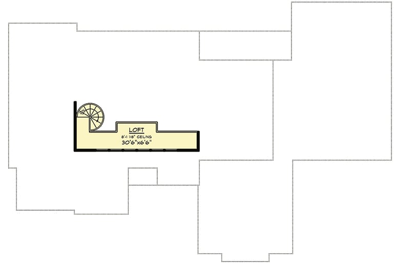 Plan 890130AH: Modern Prairie-Style House Plan with Loft Overlook and Finished Walkout Basement - Floor Plan - 2nd Floor - Northwest, Prairie, Ranch
