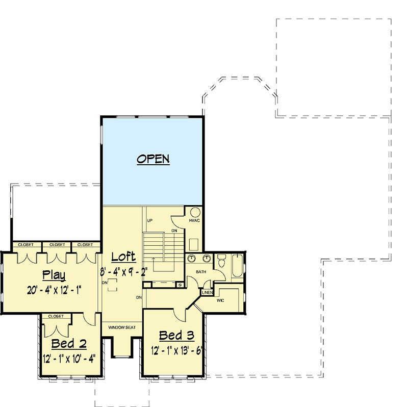 Plan 910056WHD: Luxury Country Craftsman Plan with Ample Outdoor Living Space - Floor Plan - Second Level - Country, Craftsman, New American