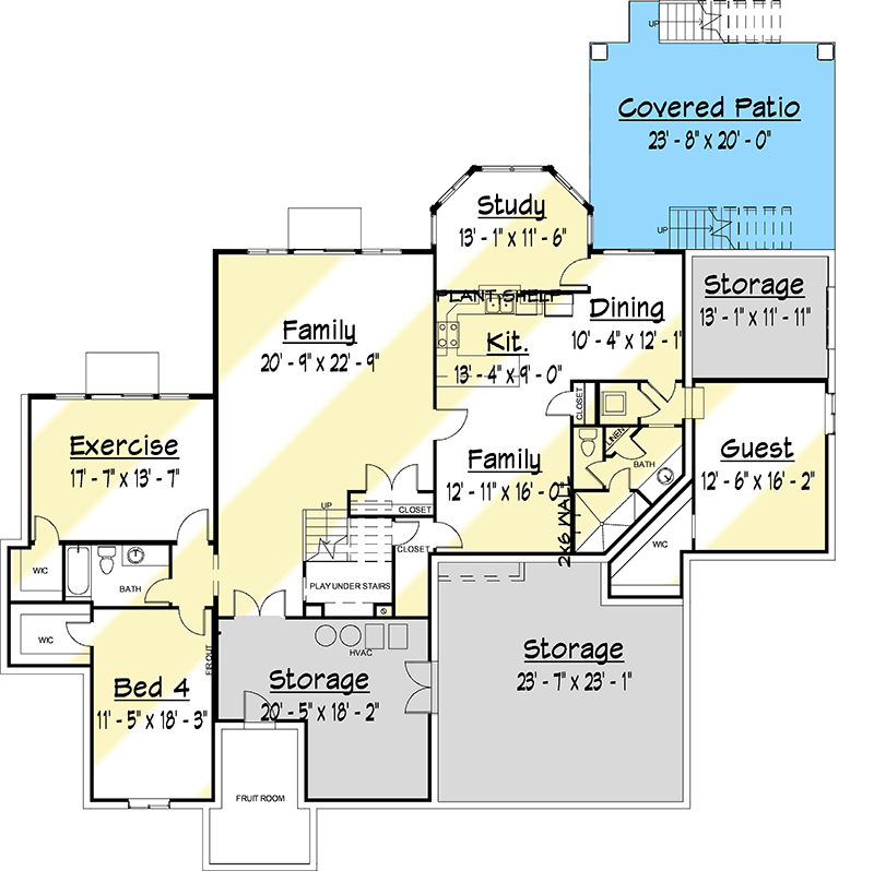 Plan 910056WHD: Luxury Country Craftsman Plan with Ample Outdoor Living Space - Floor Plan - Optional Lower Level - Country, Craftsman, New American