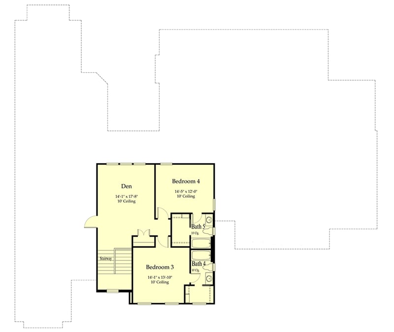 Plan 860052MCD: Luxury Southern Home Plan with Rustic Interior Elements - Floor Plan - 2nd Floor - Acadian, Coastal, Coastal Contemporary, Louisiana-Style, New American, Southern, Transitional
