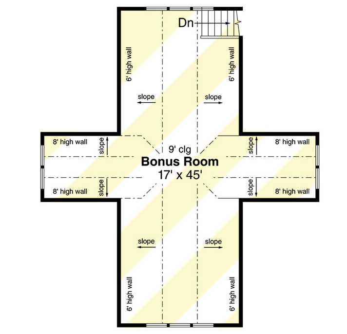 Plan 720023DA: Detached Garage Plan with Drive-through Access for up to 6 Cars - Floor Plan - 2nd Floor - Traditional