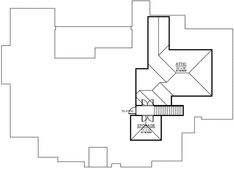Plan 36657TX: Traditional European House Plan with Game / Media Rooms - Floor Plan - 2nd Floor - European, Hill Country, Traditional