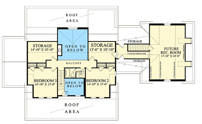 Plan 32611WP: Elegant Country Home Plan - Floor Plan - 2nd Floor - Country, Traditional