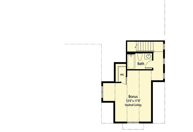 Plan 33128ZRX: 3 Bed House Plan Under 50-Feet Wide with Bonus Expansion - 3012 Sq Ft - Floor Plan - 2nd Floor - European, Florida-Style, Mediterranean, Southern