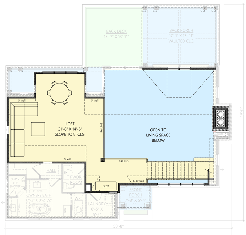 Plan 865007SHW: Mountain Craftsman House Plan with Walkout Basement - 3037 Sq Ft - Floor Plan - 2nd Floor - Country, Craftsman, Mountain, New American