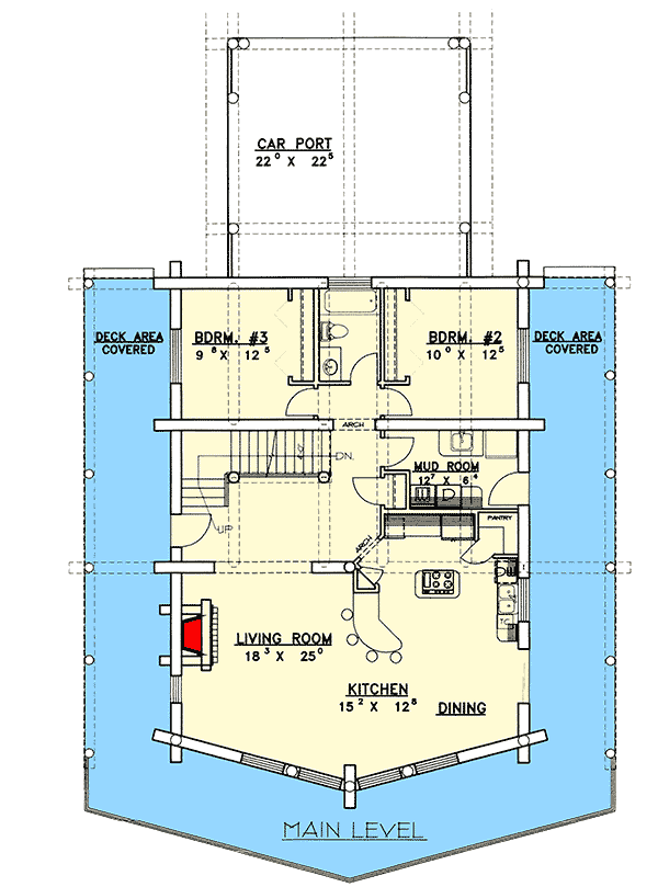 Plan 35122GH: Log Home Escape - Floor Plan - Basement - Log Cabin, Mountain, Rustic, Vacation