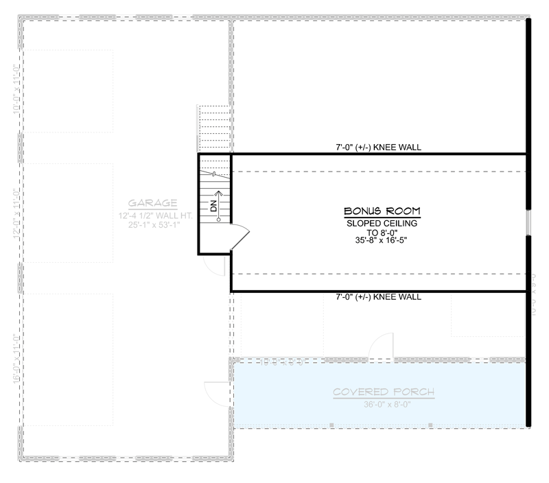 Plan 135234GRA: 2916 Square Foot Rustic Country Garage Plan - Floor Plan - 2nd Floor - Country, Ranch, Rustic, Traditional
