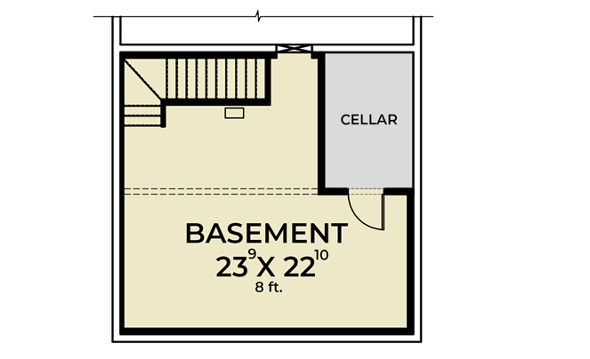 Plan 280192JWD: Modern Cottage House Plan with Two Master Suites - Floor Plan - Lower Level - Cabin, Cottage, Country, Mountain, Rustic, Traditional, Vacation
