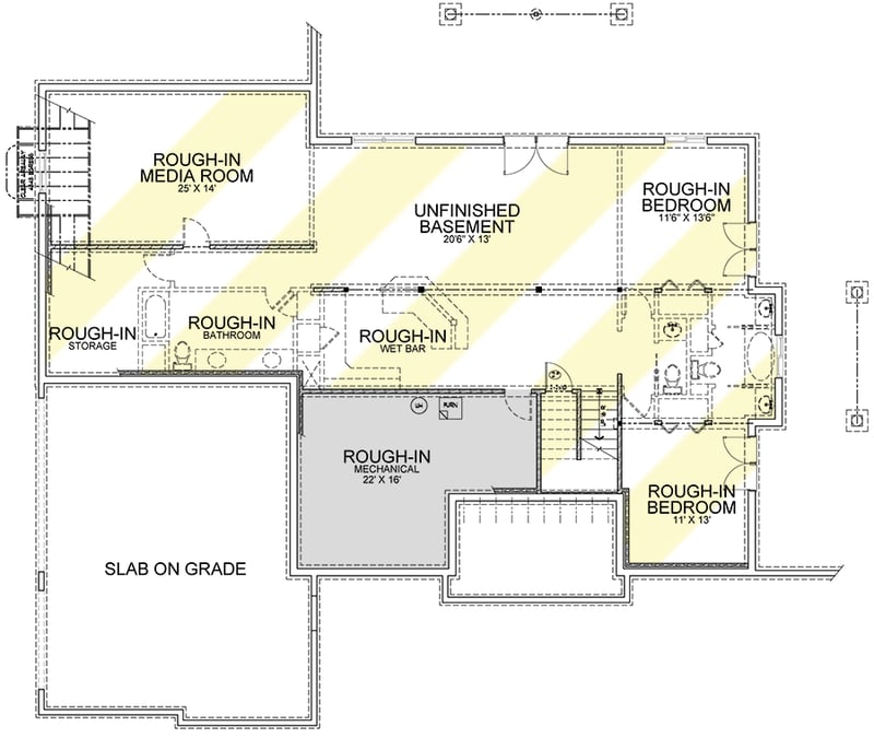 Plan 267042SPK: New American House Plan for your Mountain or Lake View Lot - 2399 Sq Ft - Floor Plan - 2nd Floor - Craftsman, Mountain, New American