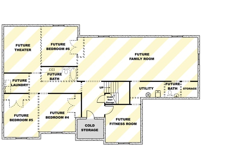 Plan 506026BRY: 3-Bed New American House Plan with Home Office -2447 Sq Ft - Floor Plan - Optional Lower Level - New American, Ranch, Traditional