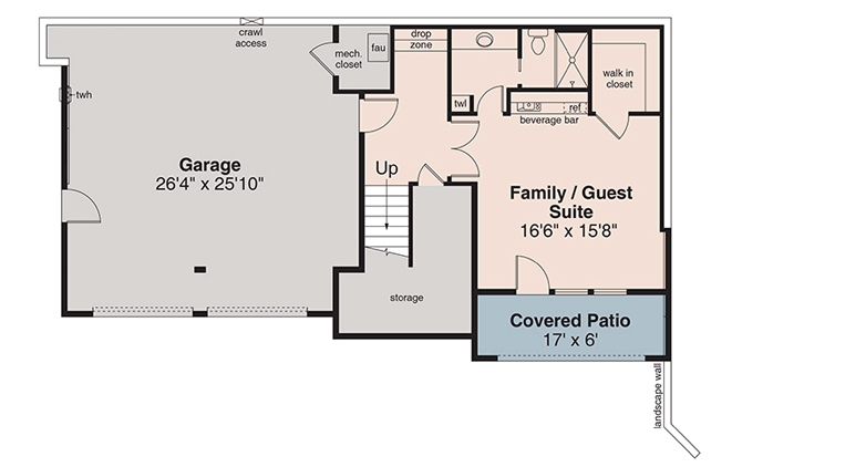 Plan 720109DA: Modern Split-Level House Plan with Front-Sloping Lot - 3101 Sq Ft - Floor Plan - 2nd Floor - Contemporary, Modern, Prairie