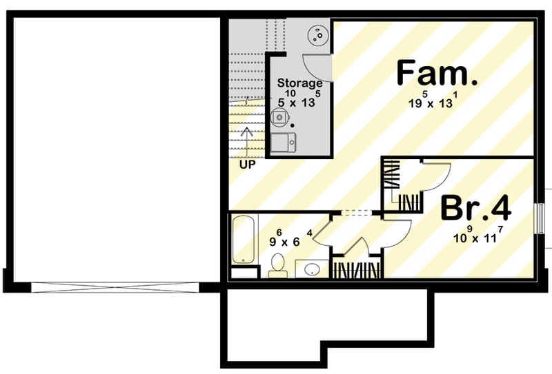 Plan 623536DJ: Two-Story European Victorian House Plan with Optional Lower Level - Floor Plan - Optional Lower Level Layout ($ Paid Option) - European, Victorian