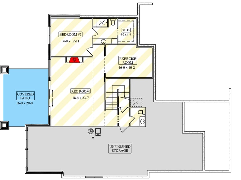 Plan 95295RW: Spacious 3 Bed Craftsman House Plan with 3-Car Garage and Walkout Basement - Floor Plan - Optional Lower Level - Craftsman, Mountain, New American