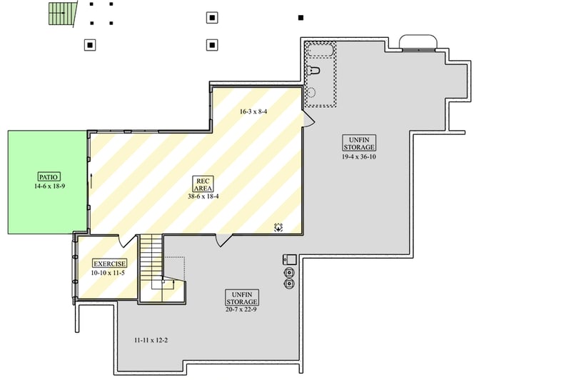 Plan 95296RW: Spacious New American House Plan with Main Level Master and Wrap-Around Porch - Floor Plan - Optional Lower Level - Modern Farmhouse, New American, Traditional, Transitional