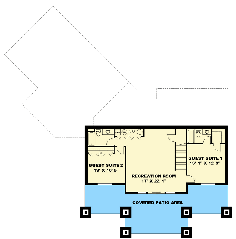Plan 350155GH: Mountain Rustic House Plan with Walkout Lower Level and Workshop - Floor Plan - Lower Level - Mountain, Rustic