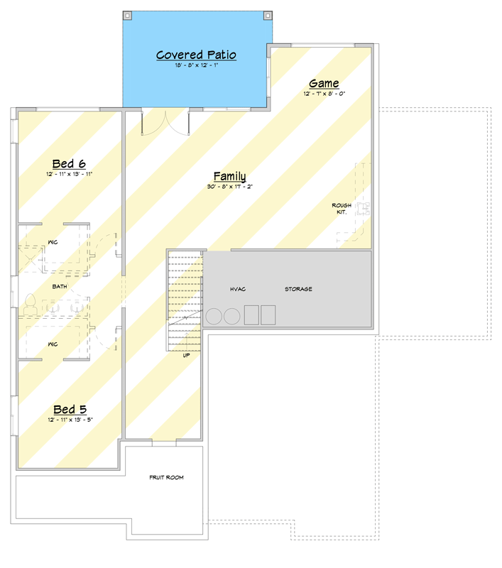 Plan 910136WHD: Two-Story New American Modern Farmhouse Plan with 4-6 Bedrooms and Large Garage - Floor Plan - Optional Finished Basement Level - Craftsman, Farmhouse, Modern Farmhouse, New American