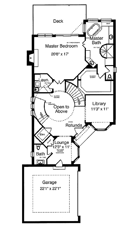 Plan 39144ST: European Retreat with Elevator - Floor Plan - Main Level - European