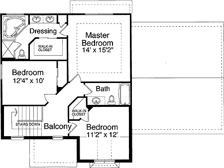 Plan 3923ST: Great Family-Sized Home Plan - Floor Plan - 2nd Floor - European, Traditional