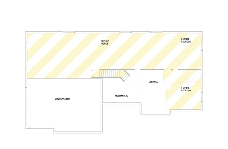 Plan 849159PGE: Traditional Ranch House Plan with 3 or 4 Bedrooms and 3-Car Garage - Floor Plan - Optionally Finished Basement - Ranch, Southern, Traditional