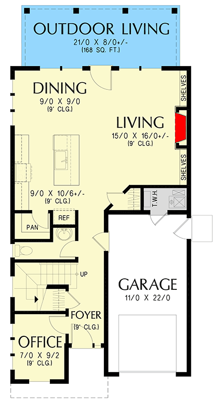 Traditional Program Menu Design Plan 69935AM: Modern Farmhouse House Plan with 4 Bedrooms and Home Office