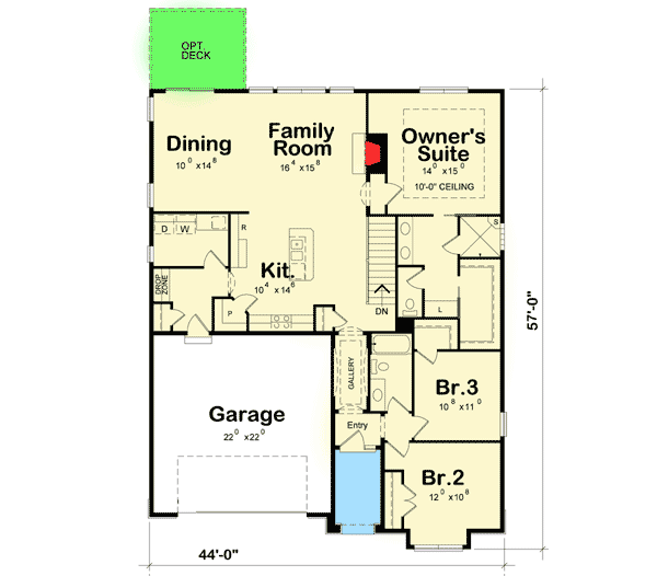 Plan 42292DB: Tremendous Flexibility