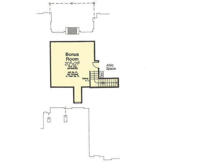 Plan 48189FM: 4 Bed 3 Bath European-Style House Plan with 3-Car Garage - 2760 Sq Ft - Floor Plan - Bonus - European, Traditional