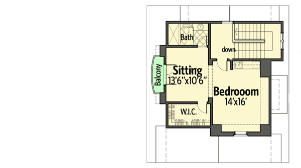 Plan 54206HU: Tuscan Dream Home with Casita - Floor Plan - 2nd Floor - Mediterranean, Southwest, Spanish, Tuscan
