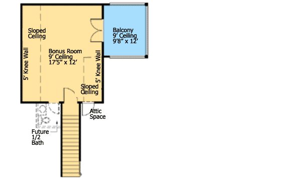 Plan 56353SM: French Country Home Plan with Separate Guest Wing - 2382 Sq Ft - Floor Plan - Bonus - Acadian, European, French Country, Louisiana-Style, Southern