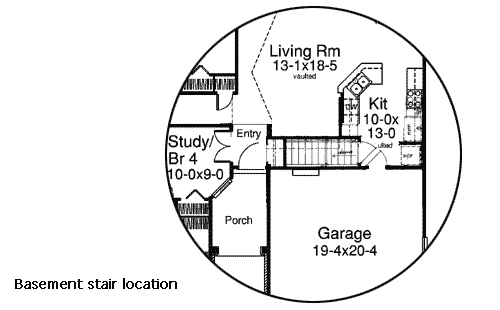 Plan 57131HA: French Country Style Home Plan For A Narrow Lot - Floor Plan - Optional - European