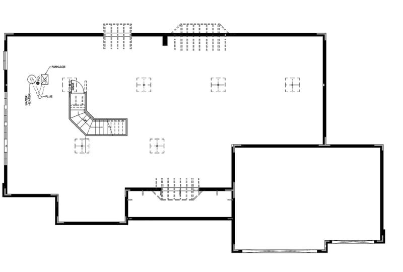 Plan 57143HA: Split Bedroom Country Ranch Home Plan - Floor Plan - Basement Option - Country, Traditional