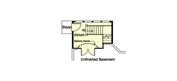 Plan 57282HA: Florida Home with Wrap-Around Porch - Floor Plan - Basement - Florida-Style, Southern