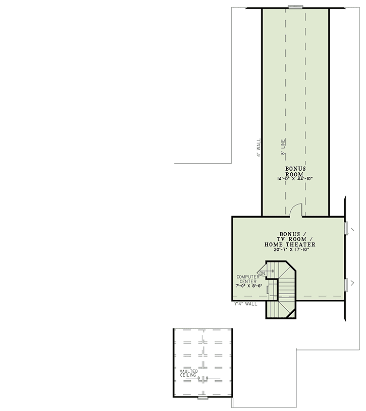 Plan 59857ND: Tuscan-Inspired 4 Bedroom House Plan with Bonus Expansion - 2788 Sqs Ft - Floor Plan - Bonus - European, Hill Country, Tuscan