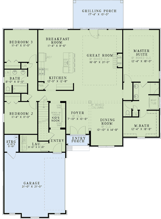 Plan 60605ND: Stylish European Home Plan - Floor Plan - Main Level - European, French Country