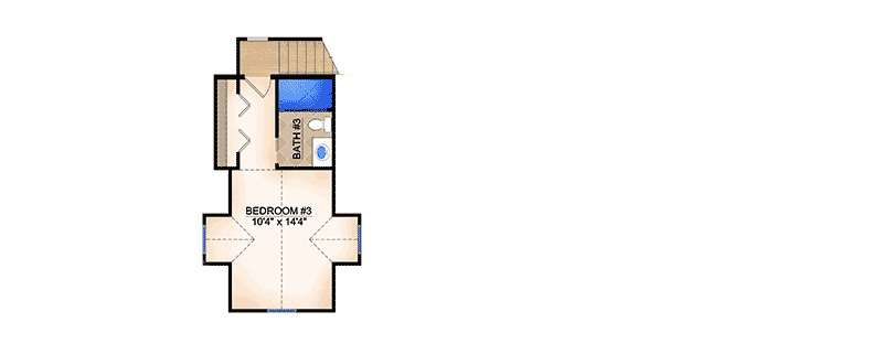 Plan 65608BS: Stunning Vaulted Home Plan - Floor Plan - 2nd Floor - Mountain, New American