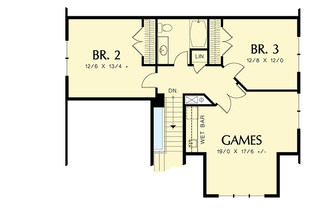 Plan 69007AM: Quaint Comfortable Family Home Plan - Floor Plan - 2nd Floor - Traditional