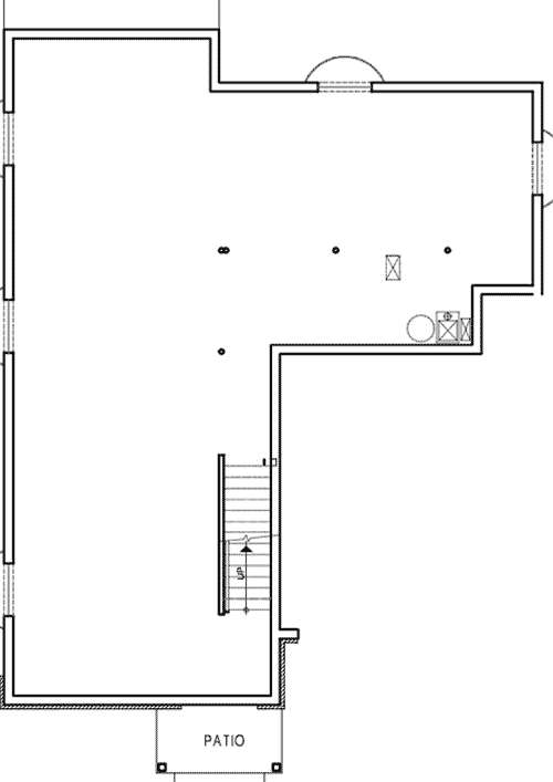 Plan 69053AM: Quaint And Functional Craftsman Home Plan - Floor Plan - Unfinished Basement - Cottage, Country, Craftsman, Rustic, Traditional