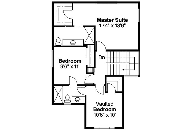 Plan 72017DA: Brightly Illuminated House Plan - Floor Plan - 2nd Floor - Country, Traditional