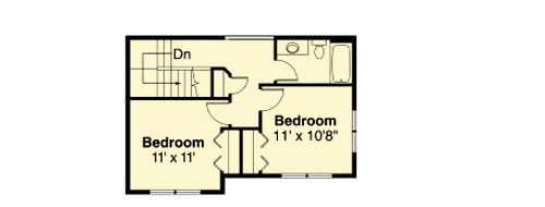 Plan 72715DA: Vaulted Covered Patio In Back - Floor Plan - 2nd Floor - Country, Traditional