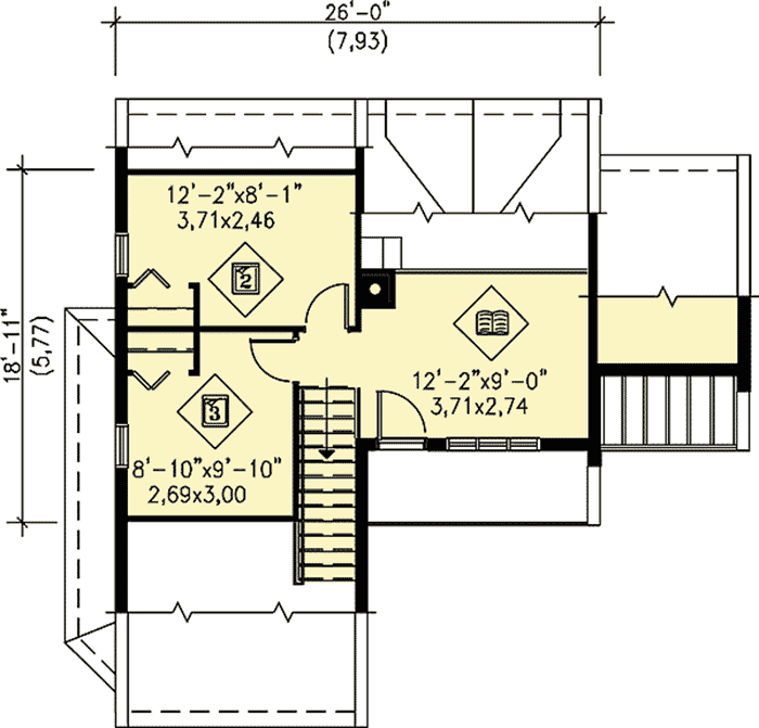 Plan 80178PM: Contemporary Vacation House Plan - Floor Plan - 2nd Floor - Contemporary, Vacation
