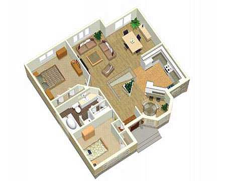 Plan 80366PM: Bungalow With Turret Nook - Floor Plan - Main Level - Cottage, European