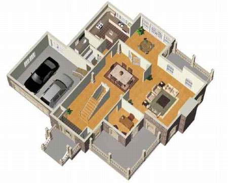 Plan 80446PM: Wrapping Corner Porch - Floor Plan - Main Level - Country, Farmhouse